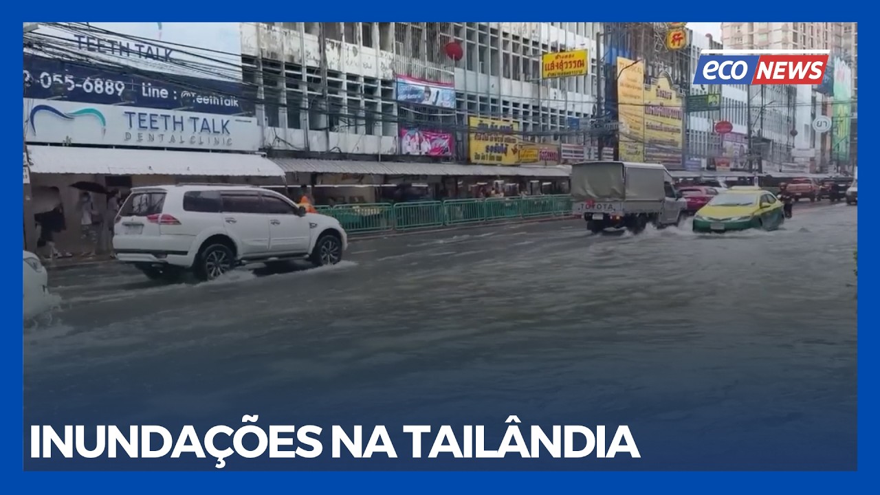 INUNDAÇÕES NA TAILÂNDIA #EcoNews