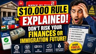 The $10,000 Rule Explained in 2026 | What Every Immigrant Must Know About Banks, IRS & USCIS