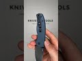 Kizer Vanguard Glaux V3801A3 Blackwashed 14C28N, Blue Aluminum, pocket knife