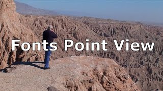 Discover Fonts Point's insane view of the Borrego badlands