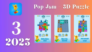 NEW hyper casual game Ideas 3 | Pop Jam - 3D Puzzle | 2025 | IOSFunGames