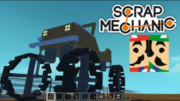 Scrap Mechanic - Episode 38 - Sway Bars Test / Giant Jeep (1080p/60fps)