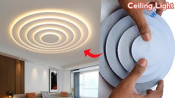 How to Make Big Modern LED Ceiling Lights Home Decor LED Ceiling Lights Bigest Ceiling Surface Light