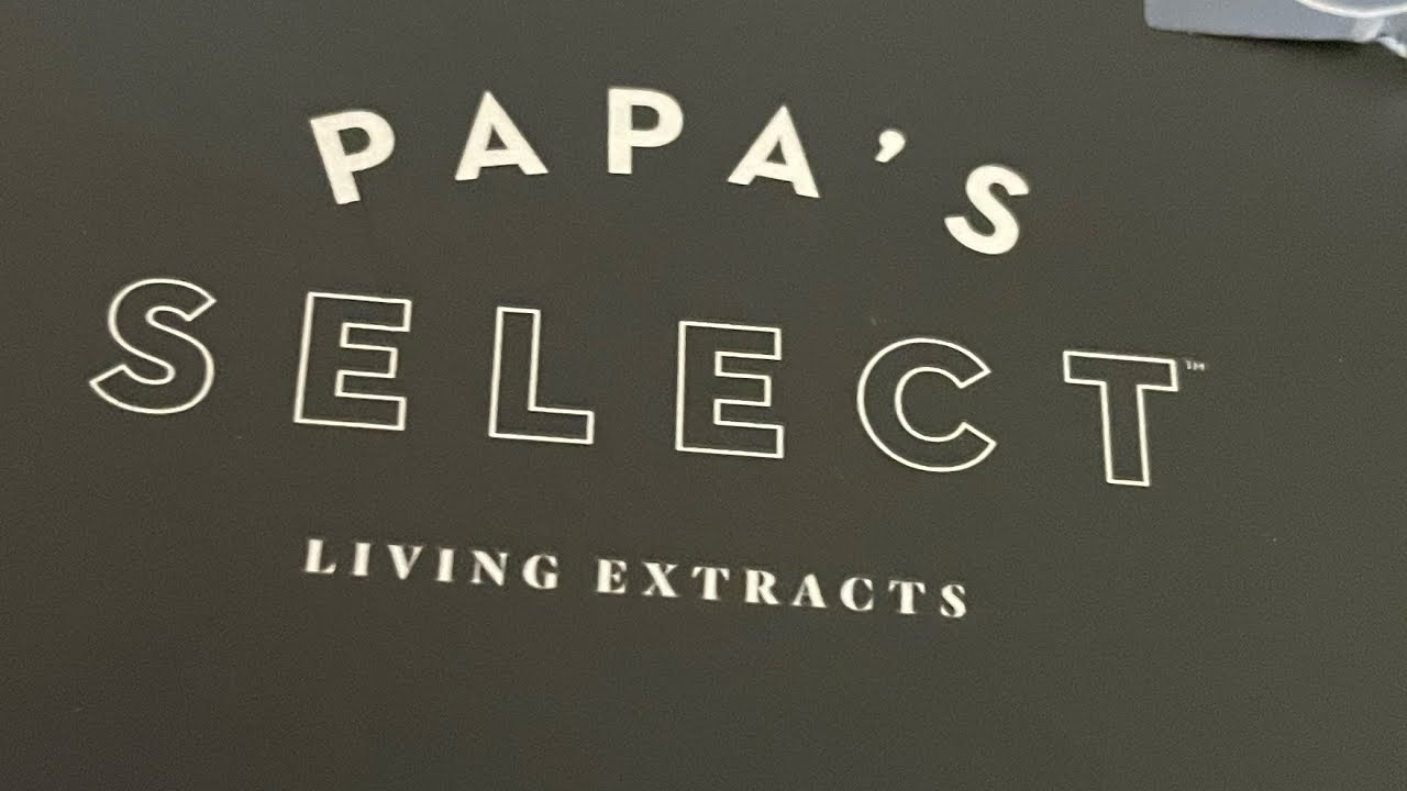 Papa Select Garlic cookies Live Rosin YouTube