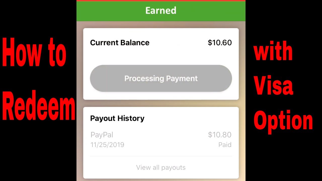 Surveys on the Go 2022, How to Redeem with Visa, Virtual Card and Physical Card Options