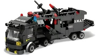 Unfinished police SWAT truck build out of my cousins Lego bin : r/lego