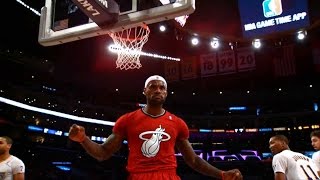 Lebron james all dunks on christmas day 2013 day/ la lakers vs. miami
heat 25.12.2013 /