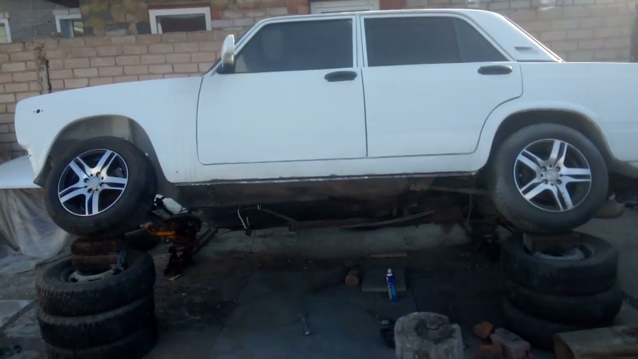 Усиление порогов ВАЗ классика - YouTube