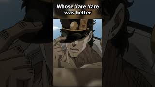 Whose Yare Yare Was Better