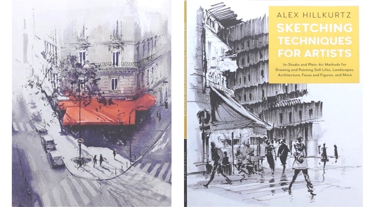 Sketching Techniques For Artists by Alex Hillkurtz | Art Book Review & Inspiration