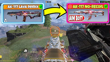 Best AK117 Gunsmith Fix Recoil | No Recoil Class Setup COD MOBILE BR Gameplay / LOADOUT SETUP