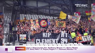 Marseille et Lens ont rendu hommage à Clément, le supporter décédé dans un accident de la route