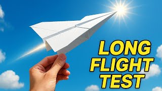 🚀 HOW I MADE A RECORD-BREAKING PAPER JET FlYy SO FAR! (ORIGAMI LONG-DISTANCE FLIGHT TEST)