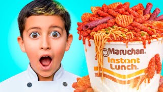 HICE UNA SOPA INSTANTÁNEA GIGANTE!! 