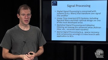 Lecture 3.1 The Role of Signal Processing