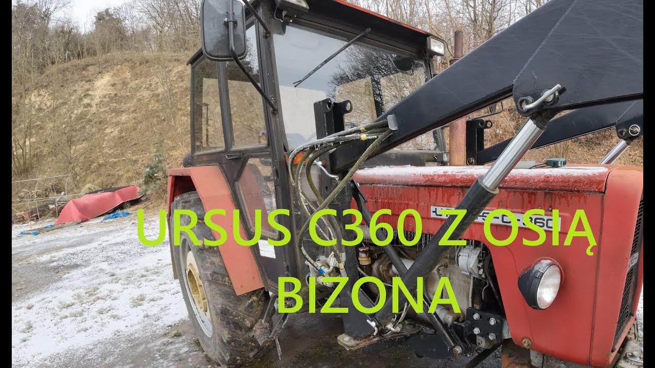 URSUS C360 Z OSIĄ BIZONA, OMÓWIENIE.