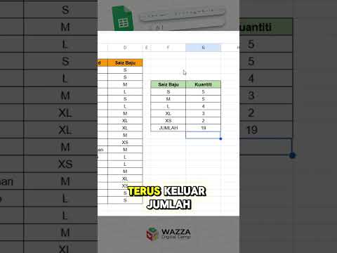 Cara mudah buat auto sum di Google Sheets😀