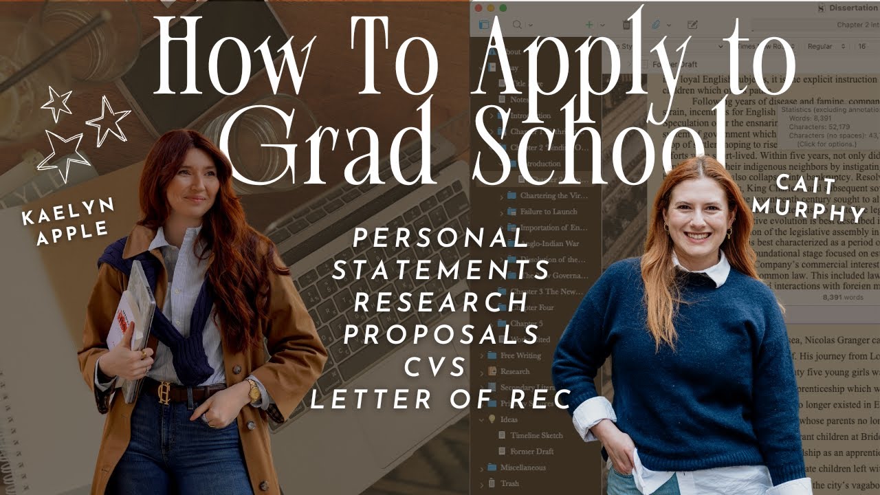 Graduate Admissions (Masters/PhD) Workshop with Kaelyn Grace Apple