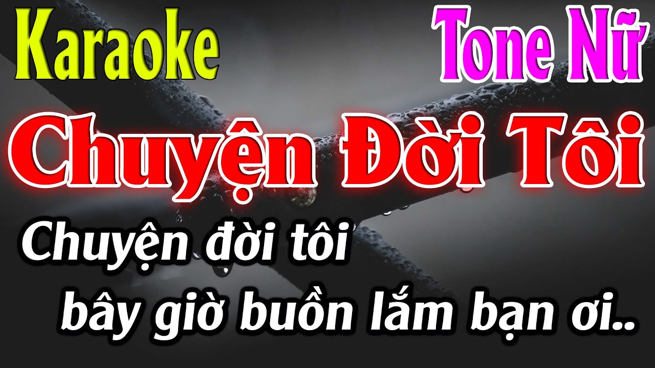 Chuyện Đời Tôi Karaoke Tone Nữ Karaoke Lâm Organ - Beat Mới