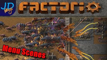 Factorio 1.1 All the animated Menu Scenes (Inc the Spider-lings Easter egg)