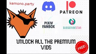 How to use kemono.party | Unlock all the premium videos | Tutorial