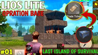 Last Island Of Survival Lite 😍Opration Base Gameplay || Guide And Tips #lios #lastislandofsurvival