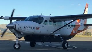 Sounds Air Cessna Caravan Full Departure | ZK-SAA