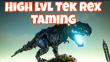Lvl 168 Tek Rex taming!| Ark Extinction ep5🟣