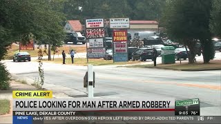 Police search for suspect after armed robbery at Family Dollar