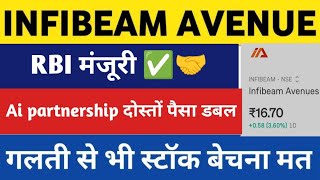 Infibeam Avenue Share 🚀 RBI Approval   AI Partnership | Don't Sell Stock Now Even By Mistake 🔥
