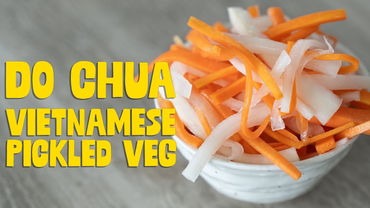How to Make: Vietnamese Pickles (Đồ Chua) With 6 Ingredients and 4 EASY Steps!