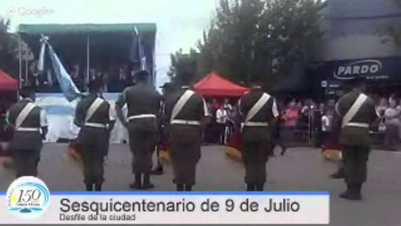 Desfile de la Ciudad de 9 de Julio - YouTube