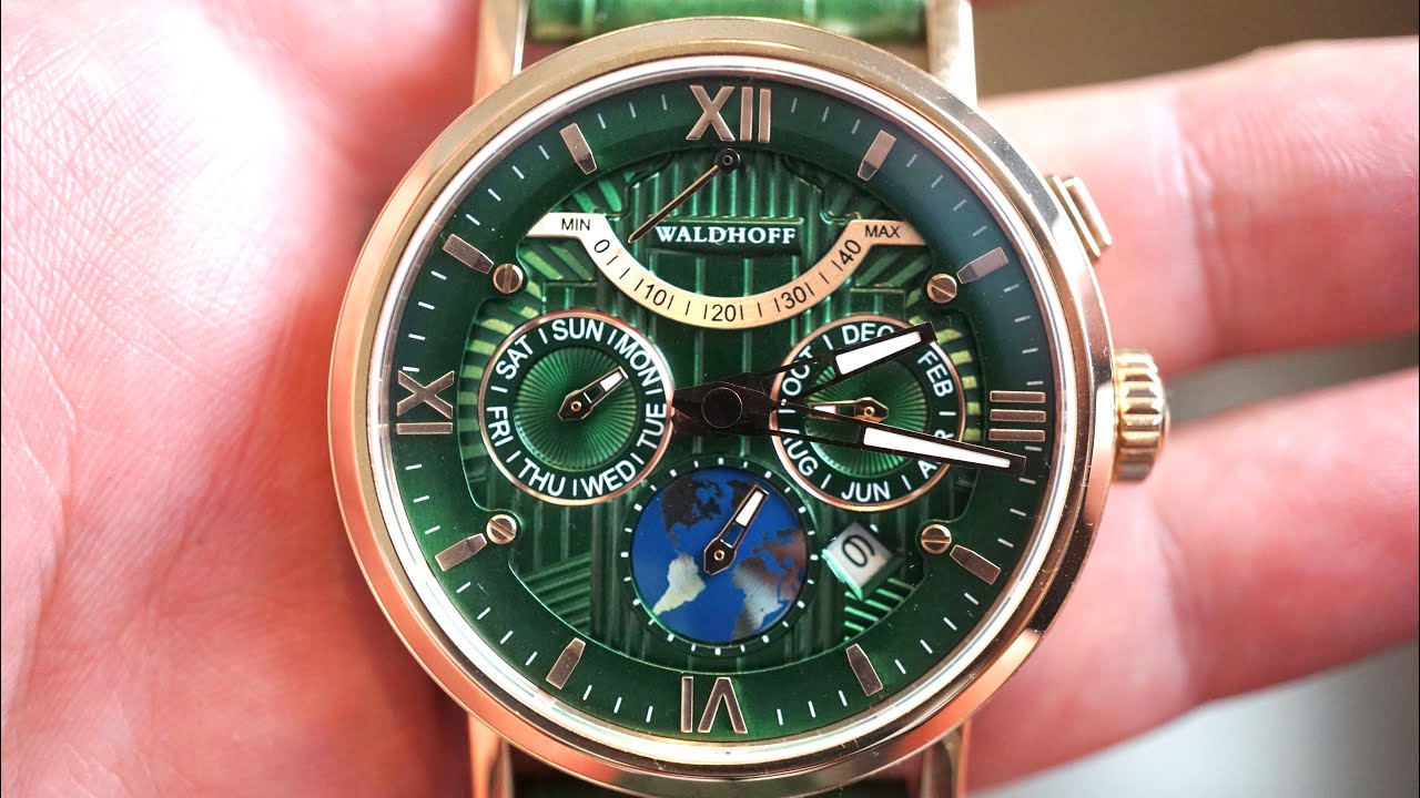 Manufaktur Waldhoff Multimatic II Watch Review Calendar Automatic Watch YouTube