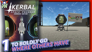 Kerbal Space Program #1 | To Boldly go where other Kerbals have gone already | Learning