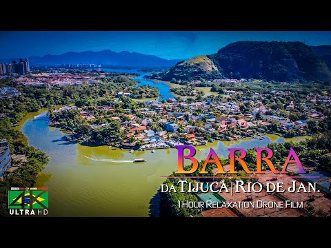 【4K】1 HOUR DRONE FILM: «Barra da Tijuca (Rio)» Ultra HD + Chillout Music (for 2160p Ambient TV)