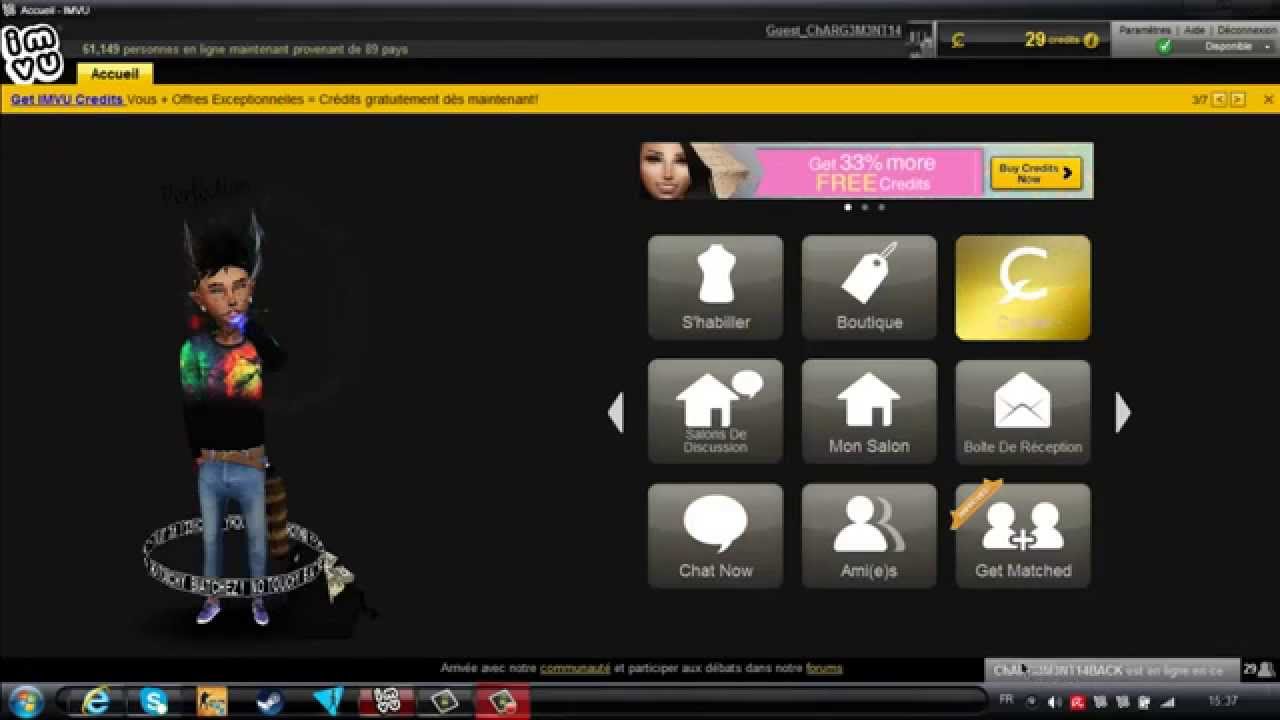 Comment avoir deux imvu - YouTube