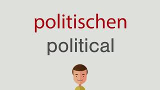 Wie Heißt Politischen Auf Englisch