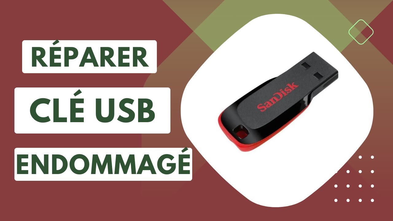 COMMENT REPARER UNE CLE USB ENDOMMAGÉE YouTube — free download