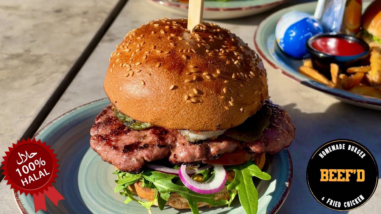 BEEF'D BURGER FRESH AND TASTY HALAL BONN GERMANY 2022 YouTube