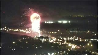 U.S. Space and Rocket Center July 4, 2019 Fireworks from the WAAY 31 Towern Cam