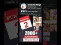2K Subscribers in 2 Months || 2K Subscribers || Thank you || YouTube || #viralshorts #2ksubscribers