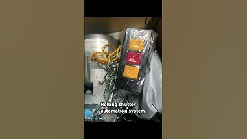 Automatic rolling shutter #rollingshutter #shutter #automatedgates