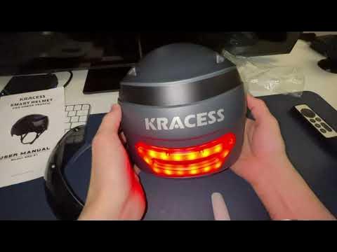 KRACESS KRS-S1 Casque de Velo Intelligent avec France