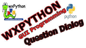 wxPython GUI Programming Creating Question Dialog #14