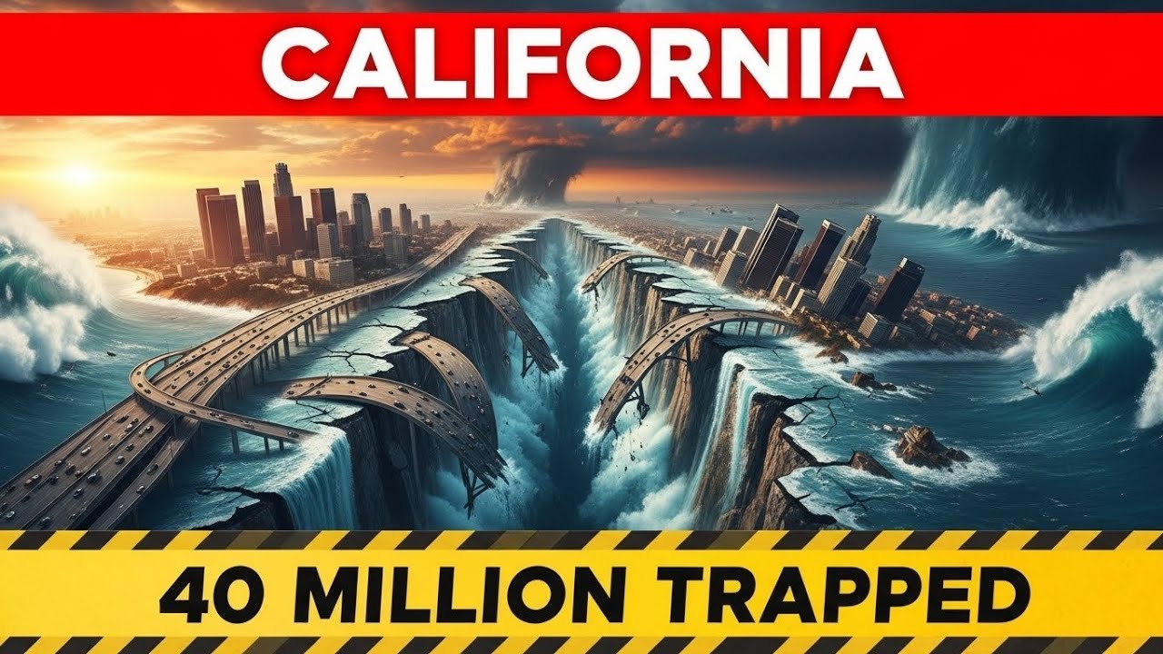 California Breaks Off Into the Ocean