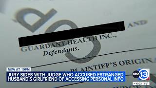 Jury sides with judge who accused estranged husband's girlfriend of accessing personal info