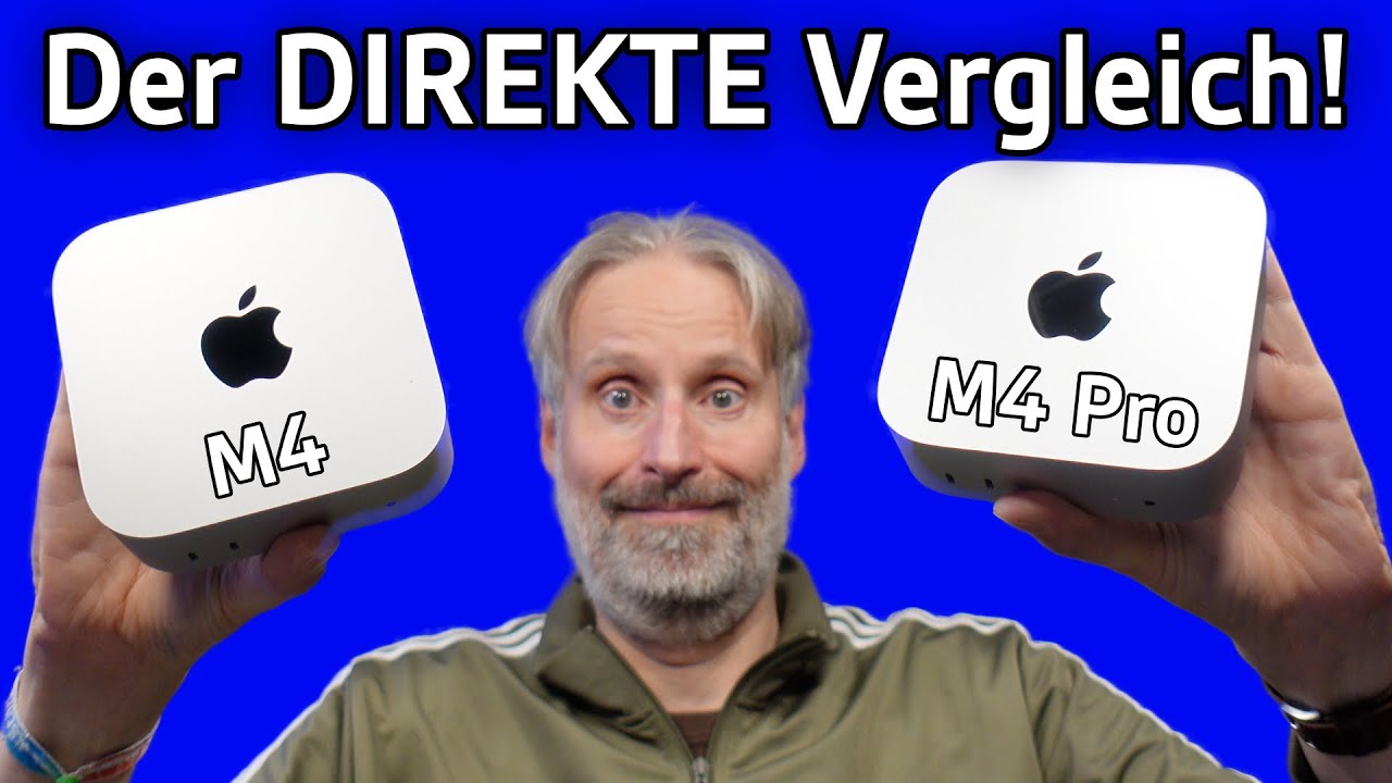 Mac mini M4 und Mac mini M4 Pro im DIREKTEN Vergleich | Apfeltalk - YouTube