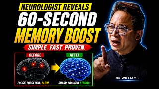 Neurologist Reveals: The 60-Second Exercise to Recover Your Memory | Dr William Li |Bio Bites Health