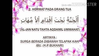 Hadits Hormat kepada orang tua