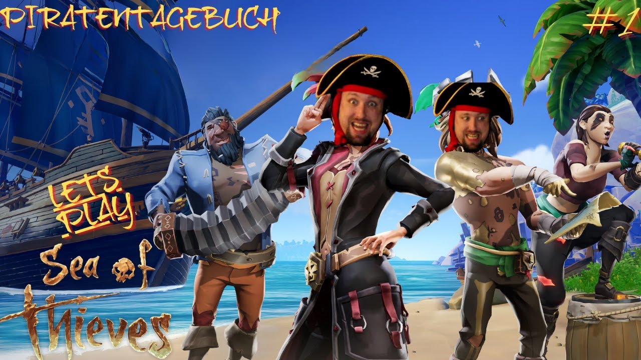 Ein Echter Pirat Sticht Auch Ins Rote Meer Sea of Thieves : #001 ☠️ Piratentagebuch ☠️ |🗡Captain Airmax sticht